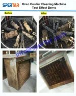 Automatic BC220 cleaner for reflow oven cooler and condenser residue removal