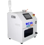BC30 high pressure SMT nozzle cleaning machine, safe for 01005 nozzles.