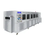 Spertar bc660 pcba inline cleaning machine for large batches pcba cleaning to remove flux residue