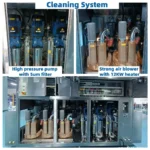 FC610 inline flux cleaning machine for BGA solder ball mounting process