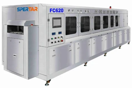 FC610 In-line cleaning machine mixed spray technology PCB cleaner