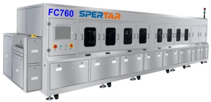 FC760 automatic FCBGA FCCSP SIP flux inline cleaning system for semiconductor advanced packaging