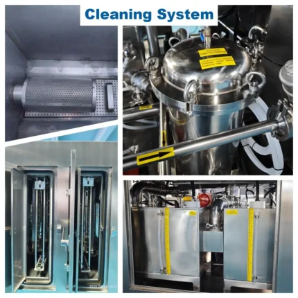 Spertar AC620 automatic PCB PCBA cleaning machine removing flux residue from BGA components