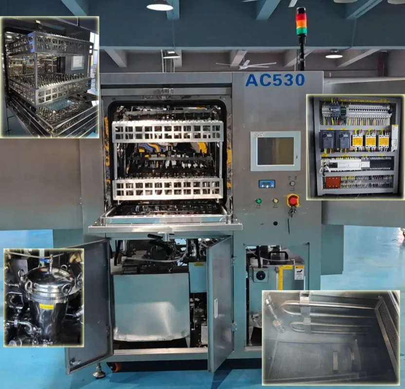 AC530 Offline PCBA Cleaning Machine is built for small‑batch SMT production.