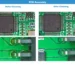PCB before after cleaning contrast by spertar ac530 pcba cleaning machine